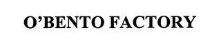O'BENTO FACTORY