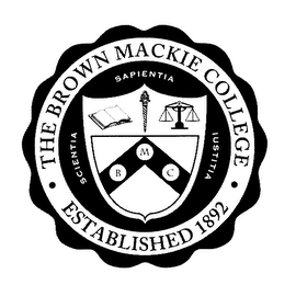 THE BROWN MACKIE COLLEGE ESTABLISHED 1892 SAPIENTIA SCIENTIA IUSTITIA BMC