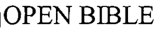 OPEN BIBLE