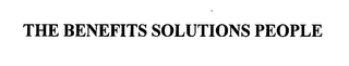 THE BENEFITS SOLUTIONS PEOPLE