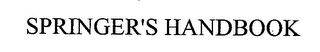SPRINGER'S HANDBOOK