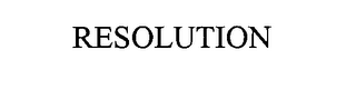RESOLUTION