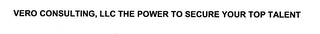 VERO CONSULTING, LLC THE POWER TO SECURE YOUR TOP TALENT