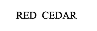 RED CEDAR