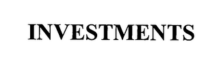 INVESTMENTS