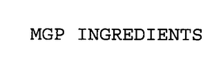 MGP INGREDIENTS
