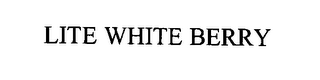 LITE WHITE BERRY