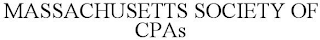 MASSACHUSETTS SOCIETY OF CPAS