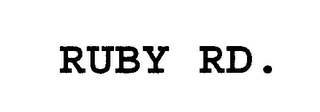 RUBY RD.