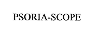 PSORIA-SCOPE