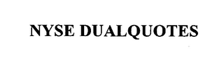 NYSE DUALQUOTES