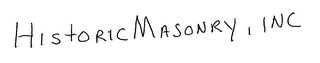 HISTORIC MASONRY, INC