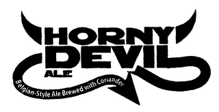 HORNY DEVIL ALE BELGIAN-STYLE ALE BREWED WITH CORIANDER