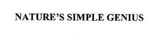 NATURE'S SIMPLE GENIUS