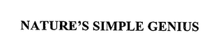 NATURE'S SIMPLE GENIUS
