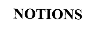 NOTIONS