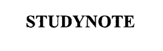STUDYNOTE