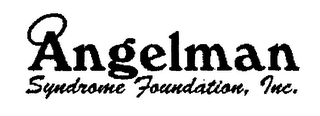 ANGELMAN SYNDROME FOUNDATION, INC.
