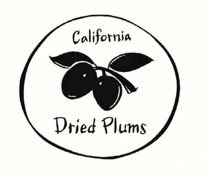 CALIFORNIA DRIED PLUMS