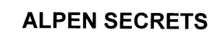 ALPEN SECRETS