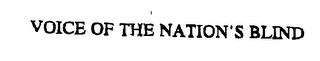 VOICE OF THE NATION'S BLIND