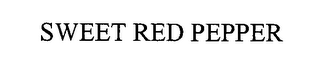 SWEET RED PEPPER