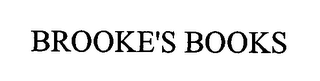 BROOKE'S BOOKS
