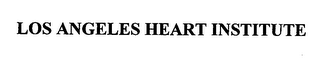 LOS ANGELES HEART INSTITUTE