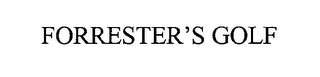 FORRESTER'S GOLF