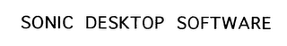 SONIC DESKTOP SOFTWARE
