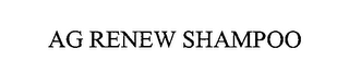 AG SHAMPOO RENEW