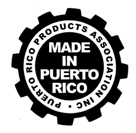 MADE IN PUERTO RICO PUERTO RICO PRODUCTS ASSOCIATION INC.