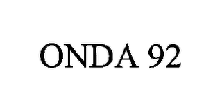 ONDA 92