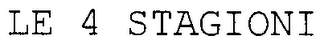 LE 4 STAGIONI