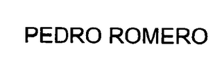 PEDRO ROMERO