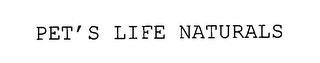 PET'S LIFE NATURALS