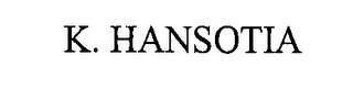 K. HANSOTIA