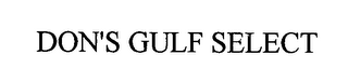 DON'S GULF SELECT