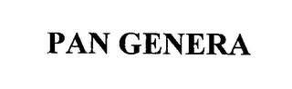 PAN GENERA