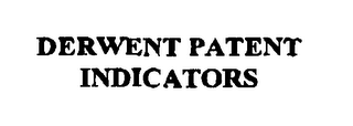 DERWENT PATENT INDICATORS