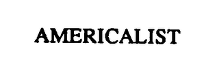 AMERICALIST