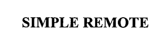SIMPLE REMOTE