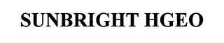 SUNBRIGHT HGEO