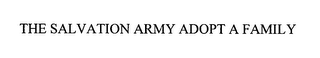 THE SALVATION ARMY ADOPT A FAMILY