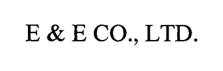 E & E CO., LTD.