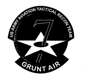 US ARMY AVIATION TACTICAL RECON TEAM GRUNT AIR 7