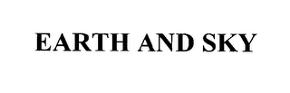 EARTH & SKY