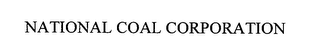 NATIONAL COAL CORPORATION