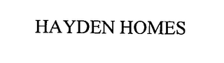 HAYDEN HOMES