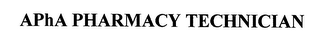 APHA PHARMACY TECHNICIAN